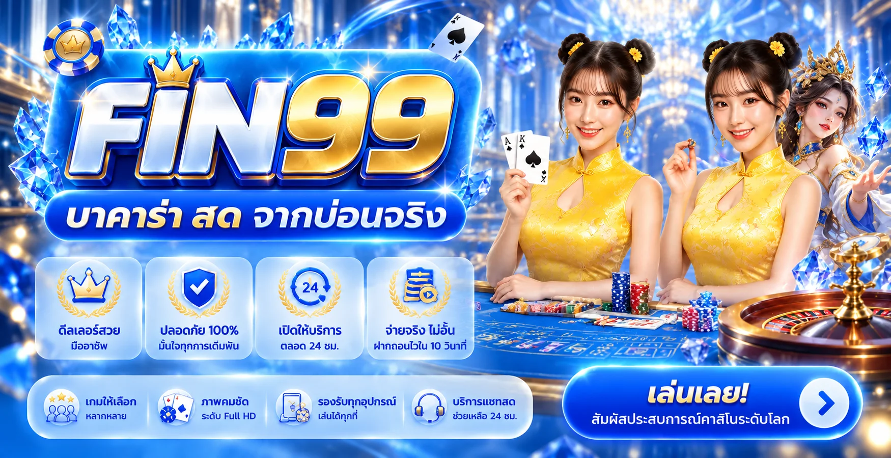 FIN99 คาสิโนออนไลน์และบาคาร่าออนไลน์